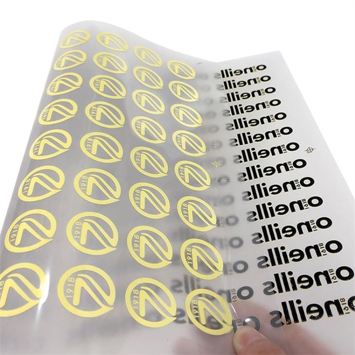 Sticker voor warmteoverdracht